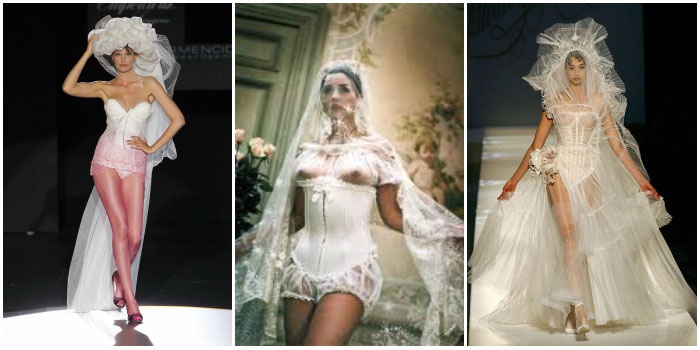 Фотографии эротических свадебных платьев